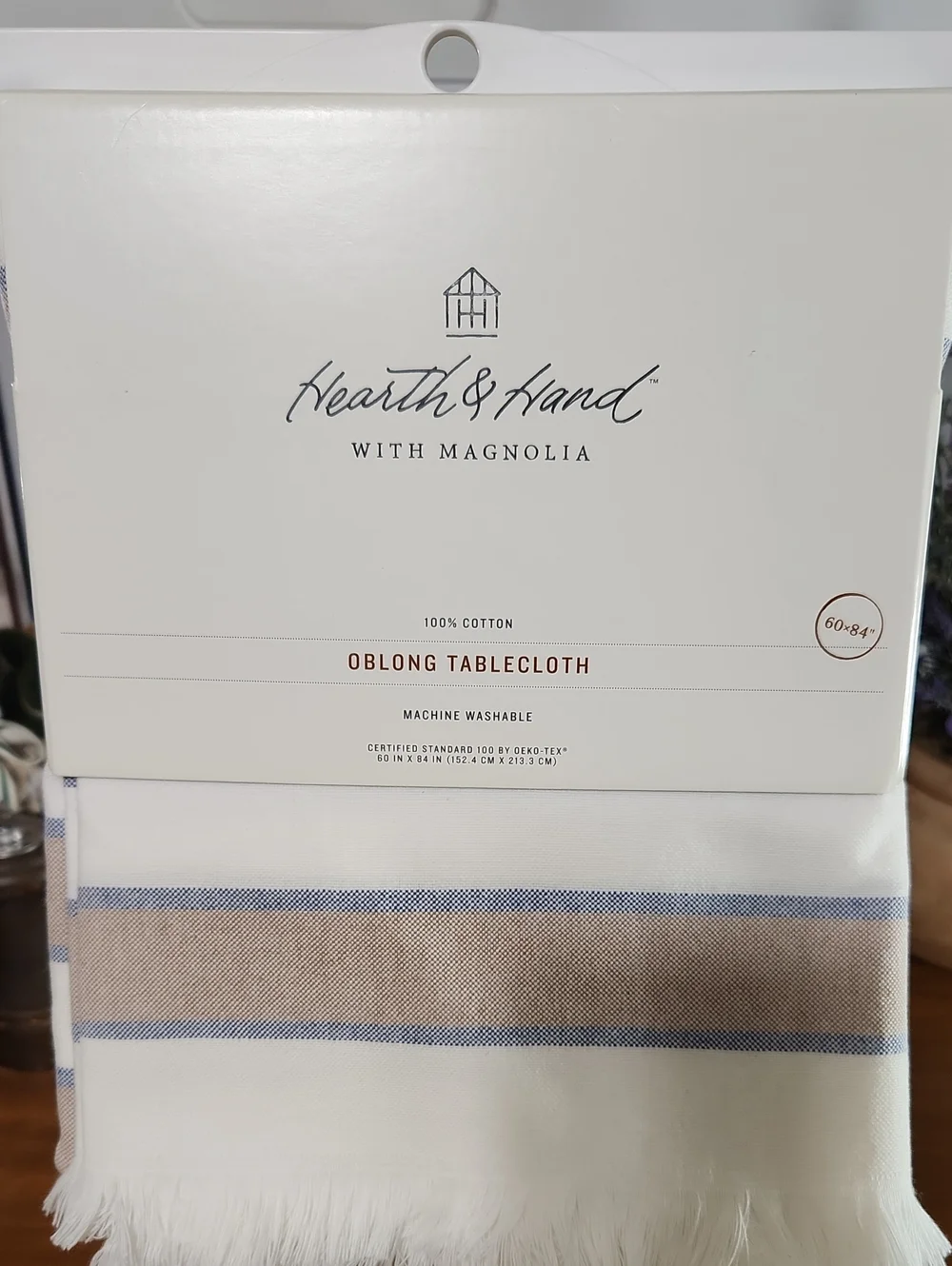 Hearth&Hand with Magnolia Oblong Tablecloth